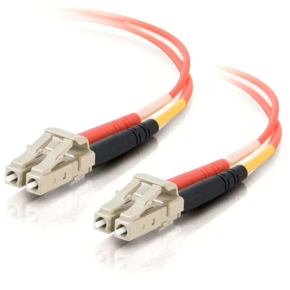 C2G-6m LC-LC 50/125 OM2 Duplex Multimode Fiber Optic Cable (Plenum-Rated) - Orange - Fiber Optic for Network Device - LC Male - LC Male - 50/125 - Duplex Multimode - OM2 - Plenum-Rated - 6m - Orange (Min Order Qty 2) MPN:37831