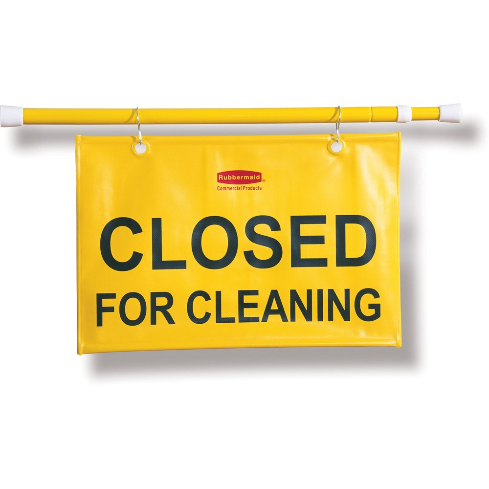 Rubbermaid Commercial Closed For Cleaning Safety Sign - Print/Message 