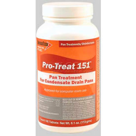Pro-Treat® Premium Drain Pan Treatment 100 Tablet Jar PROTREAT-151 - Pkg Qty 12 PROTREAT-151