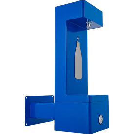 GoVets™ Outdoor Wall Mount Bottle Filling Station w/Filter Blue 313BLF270