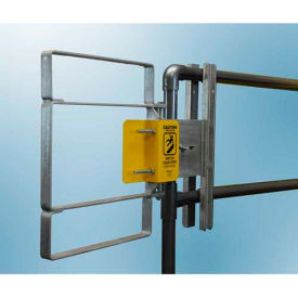 FabEnCo XL Series Carbon Steel Galvanized Clamp-On Self-Closing Safety Gate Fits Opening 28-30.5
