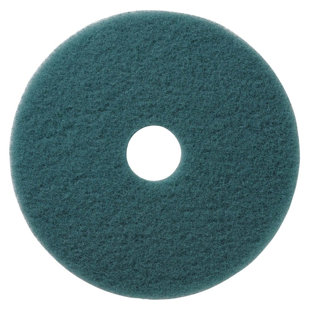 Americo Aqua UHS Burnishing Pads, Compatible With Rotary Machines 3000 RPM, 27in, Aqua, Case Of 5 Pads (Min Order Qty 2) MPN:402356