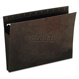 Universal® Hanging Box Bottom File Pockets 11 Point Stock Letter Standard Green 10/Box 14160