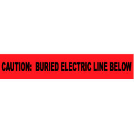 NMC™ Non Detectable Warning Tape Caution Buried Electric Line Below 1000'L x 6