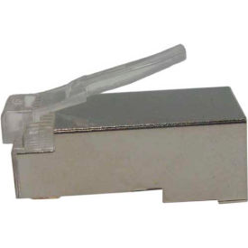 Vertical Cable 011-017-100 CAT5e Shielded Plug For Round Solid/Stranded Cable 100/Pack 011-017-100