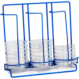 Bel-Art Poxygrid 100mm Petri Dish Dispensing Rack 5 3/4 x 12 3/4 x 11