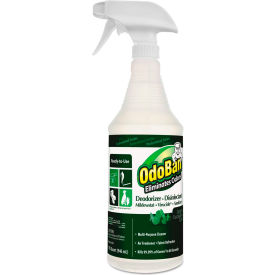 OdoBan® Odor Eliminator and Disinfectant 32 oz. Trigger Spray 12 Bottles/Case - 910062QC12 ODO910062QC12