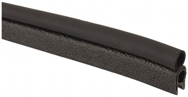 1/4 Inch Thick x 0.42 Inch Wide, PVC/EPDM, Trim Seal Wear Strip MPN:3100B3X1/4C-100