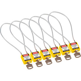 Brady® Cable Safety Padlocks Keyed Alike 8
