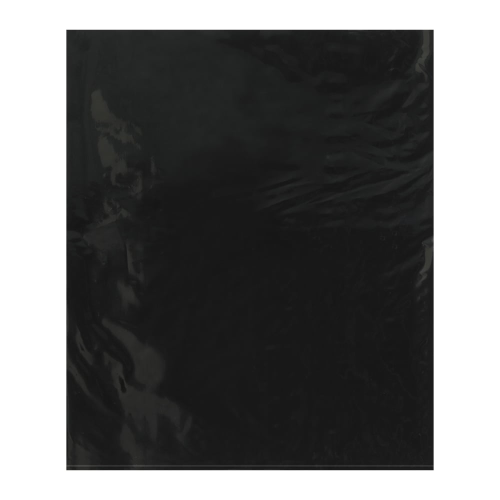 Office Depot Brand 2 Mil Colored Flat Poly Bags, 15in x 18in, Black, Case Of 1000 MPN:PB572BK