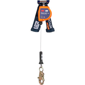 3M™ DBI-SALA Nano-Lok Edge Self-Retracting Lifeline Galvanized Cable & Steel Snap Hook 8'L 7012828691