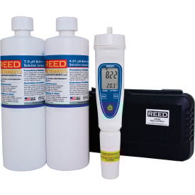 REED Instruments pH Meter & 4pH/7pH Buffer Solution Kit 00-KITR35
