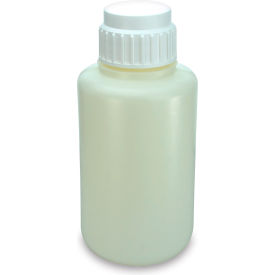 Vacuum Bottle Narrow Mouth Heavy Duty HDPE Bottle White 83mm Screw Cap 4 Liters (1.0 Gallons) 7094000
