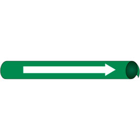 NMC™ Precoiled & Strap-On Pipe Marker Direction Arrow Fits 1-1/8