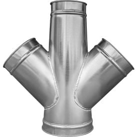 US Duct Clamp Together Double Branch 45°6-4-4-4 6