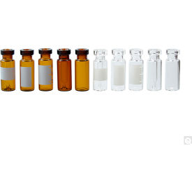Qorpak 2ml Glass Big Mouth Crimp Top Vial w/11mm Neck Finish & White Spot vial only 1000PK VG11139-222