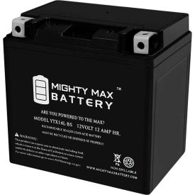 Mighty Max Battery YTX14L 12V 12AH / 200CCA Battery YTX14L-BS