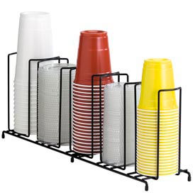 Dispense-Rite® 5 Section Wire Rack Cup and Lid Organizer WR-5