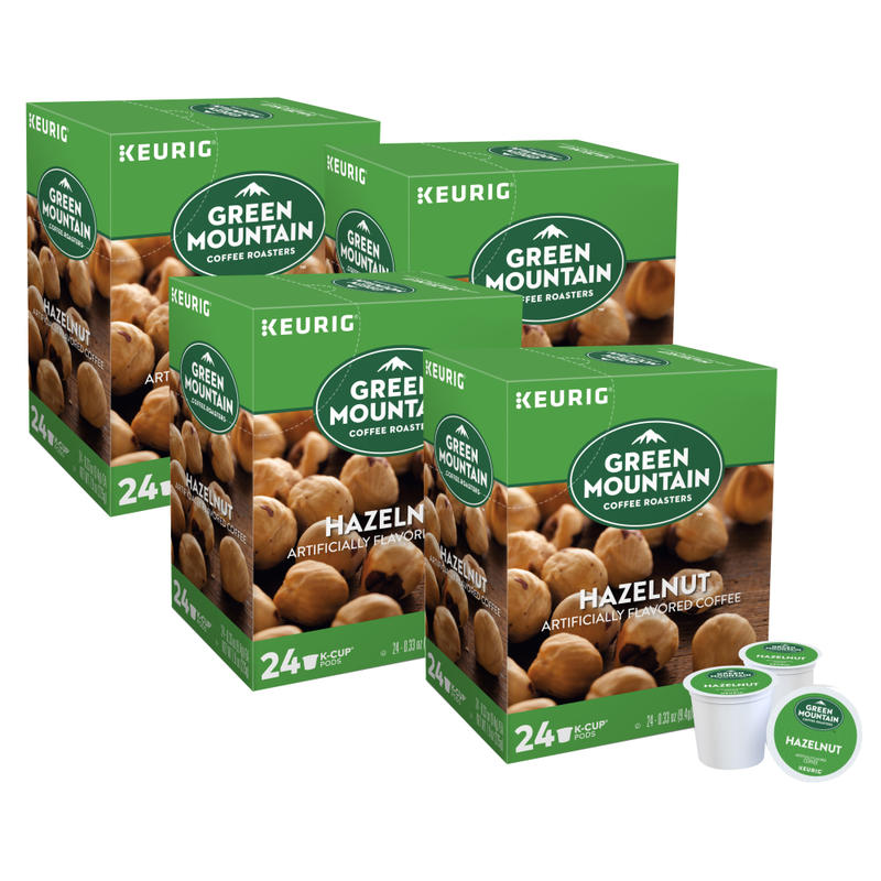 Green Mountain Coffee Single-Serve Coffee K-Cup, Hazelnut, Carton Of 96, 4 x 24 Per Box MPN:GMT7522CT