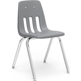 Virco® 9018 Classic Series™ Classroom Chair - Gray Vented Back - Pkg Qty 4 4017196