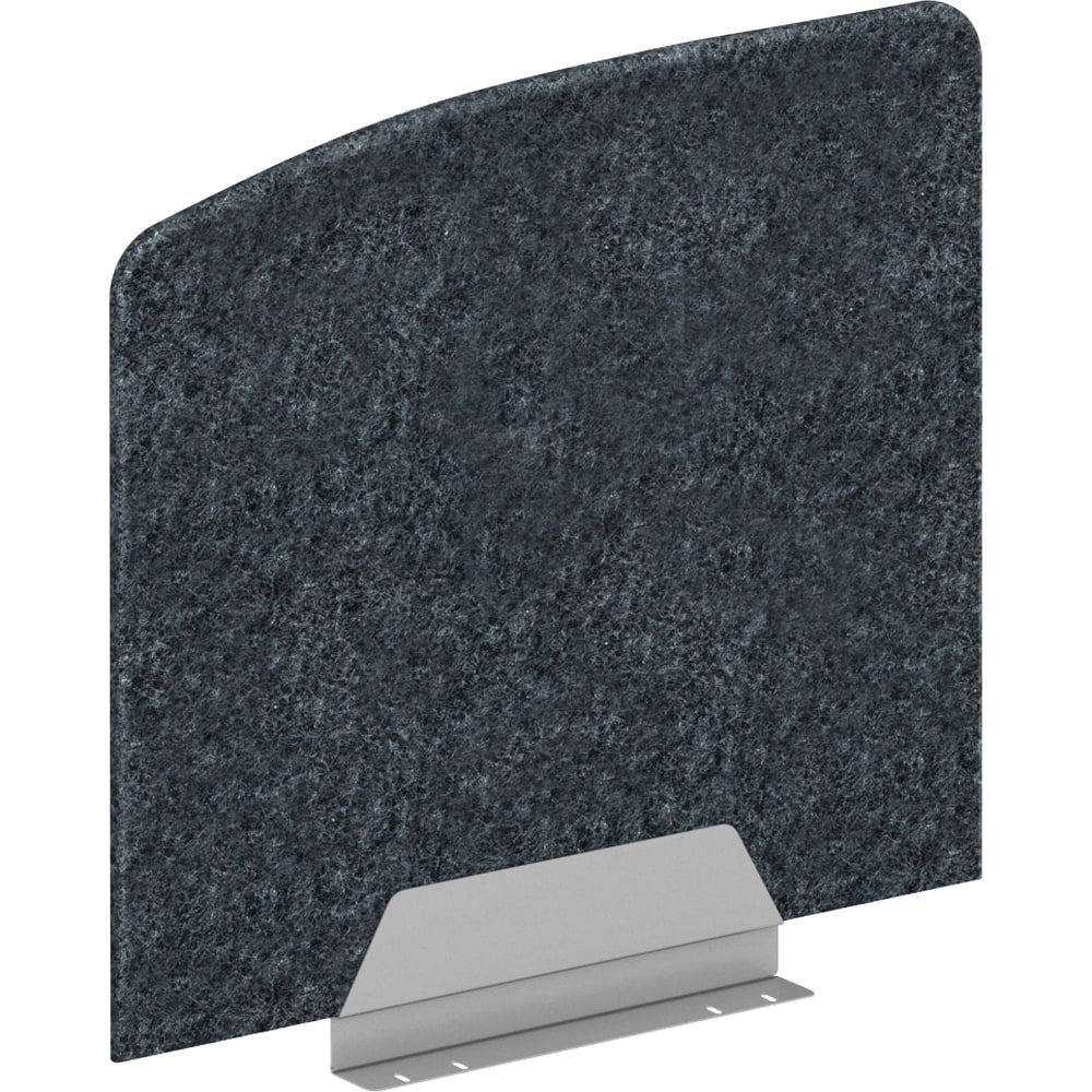 HON HUVDSSE2024 Privacy Screen - 23.3in Width x 20in Height - Silver Frame - Polyethylene Terephthalate (PET) - Dark Gray MPN:VSS2024Y4PR6