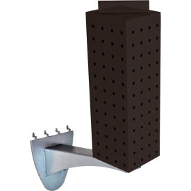 Global Approved 700231-BLK Four-sided Pegboard Tower W/ Extension 4
