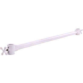 Econoco Pipeline 41 in. W x 1.25 in. H Gloss White Hangbar for Garment Rack PSAOHWH