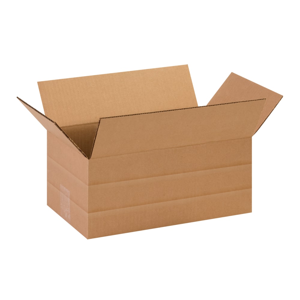Partners Brand Multi-Depth Corrugated Boxes, 6in x 14in x 8in, Kraft, Pack Of 25 MPN:MD1486