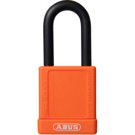ABUS 74/40 Keyed Different Lockout Padlock 1-1/2-Inch Non-Conductive Shackle Orange 09803 09803 - Pkg Qty 10