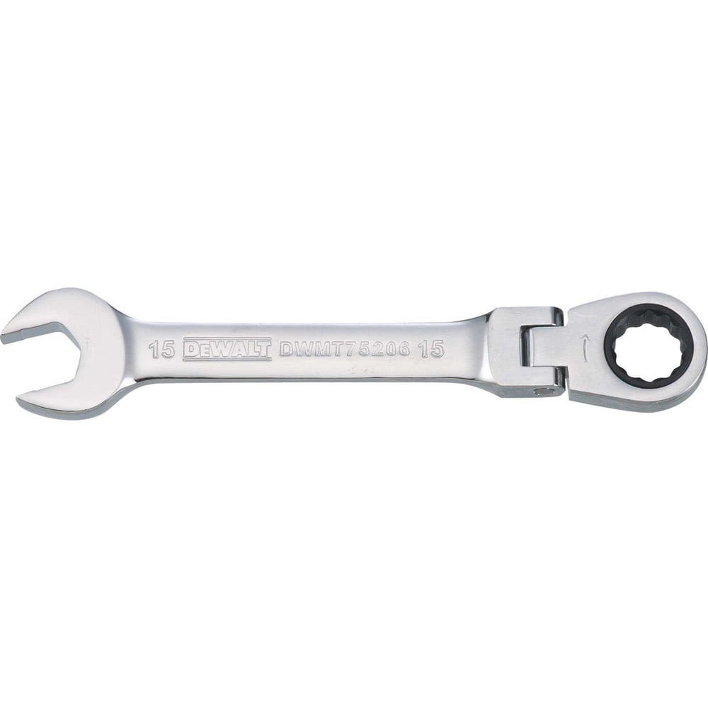 Combination Wrench: 15.00 mm Head Size, 15 deg Offset MPN:DWMT75206OSP