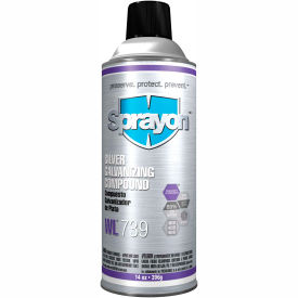 Sprayon WL739 Silver Galvanizing Compound 14 oz. Aerosol Can - SC0739000 SC0739000 - Pkg Qty 12