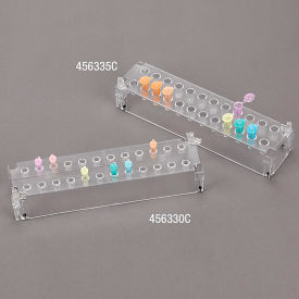 Rack For 0.5mL Microcentrifuge Tubes Stackable Polycarbonate (PC) 24-Place Yellow 456330Y