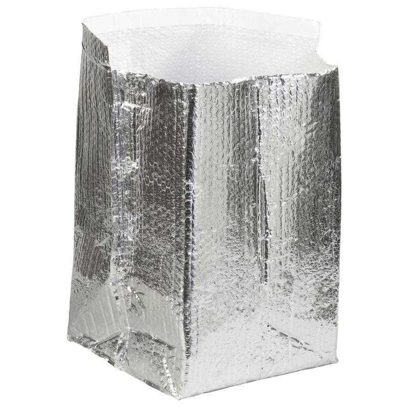 Partners Brand Insulated Box Liners, 12inH x 12inW x 12inD, Silver, Case Of 25 MPN:INL1212