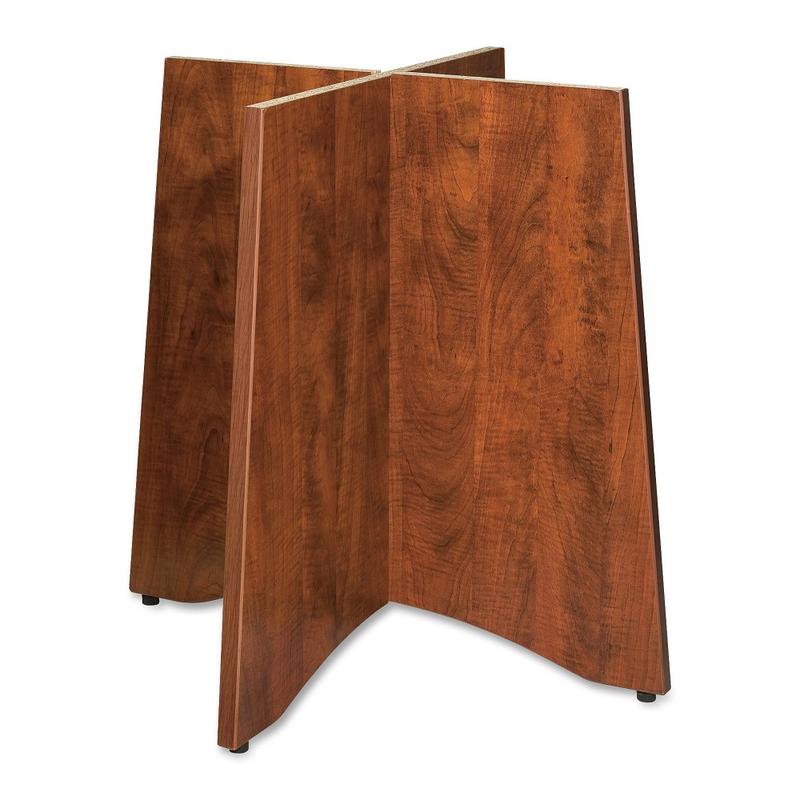 Lorell Laminate Conference Table Base, For Round Table Tops, Cherry MPN:69436
