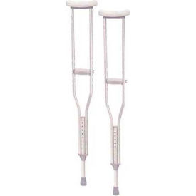 Aluminum Walking Crutches with Underarm Pad and Handgrip Youth 1 Pair 10401-1