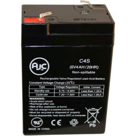 AJC® 6V 4.Ah Sealed Lead Acid - AGM - VRLA Battery AJC-C4S