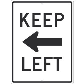 NMC TM531K Traffic Sign Keep Left Arrow (Graphic) 24