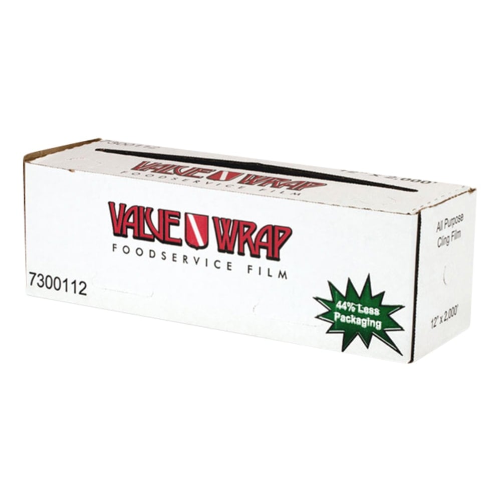 Value Food Film Wrap, 12in x 2, 000ft, 1 Roll MPN:7300112