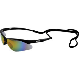 ERB® Octane® Safety Glasses Hi Res Mirror Lens Black Frame Pack of 12 WEL15333BKHM - Pkg Qty 12