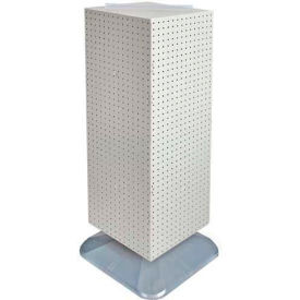 Global Approved 701435-WHT 4-Sided Interlocking Pegboard Floor Display 14