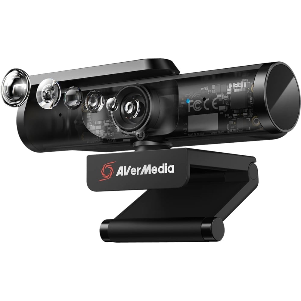 AVerMedia Live Streamer PW513 Webcam - 8 Megapixel - 60 fps - USB 3.0 - TAA and NDAA Compliant - 3840 x 2160 Video - Exmor R CMOS Sensor - Fixed Focus - Microphone - Notebook, Computer MPN:PW513