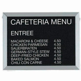 Aarco Aluminum Framed Letter Board Message Center - 24