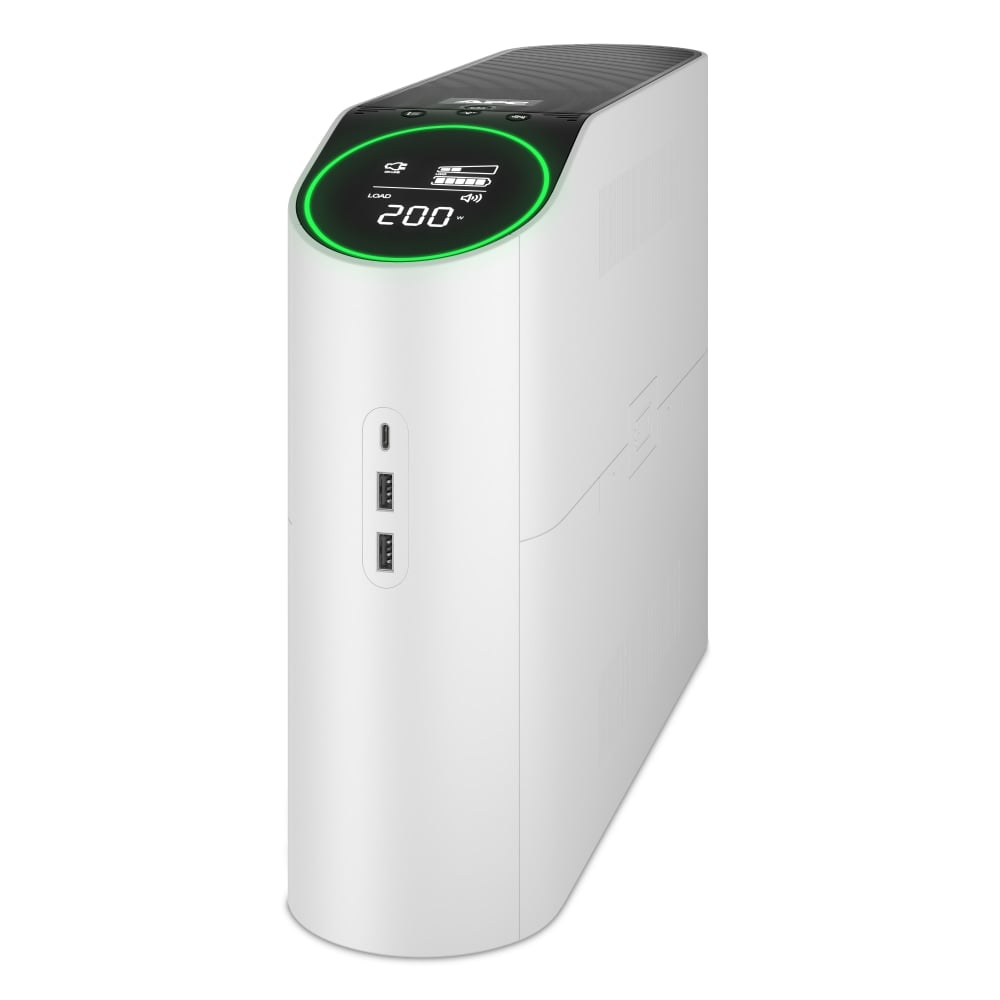 APC Back-UPS Gaming 10-Outlet Tower Uninterruptible Power Supply, 6ft, White MPN:BGM1500