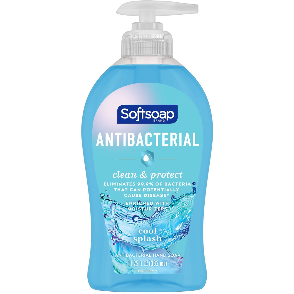 Softsoap Antibacterial Liquid Hand Soap, Cool Splash Scent, 11.3 Oz MPN:US07327A
