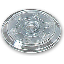 Global Approved 610105-CLR Flat Revolving Display Base 0.75