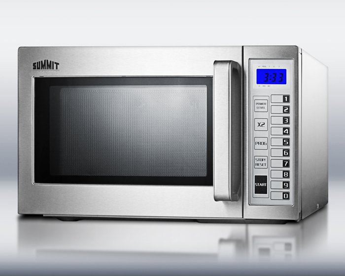 Summit-Microwave Oven 0.9 Cu. Ft. 1000 Watts Digital Controls SCM1000SS