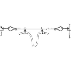 Contrx Tagline Kit 12' Festoon Cable Cable Hanger Brackets Clamps TAG KIT 003