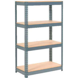 GoVets 4 Shelf Standard Duty Boltless Shelving Starter 36