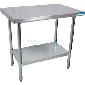 BK Resources 430 Stainless Steel Table 48 x 30