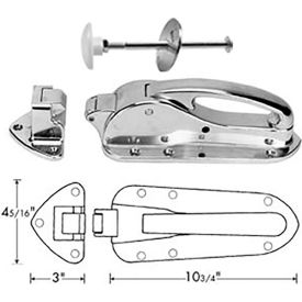 Allpoints 1221158 Latch Chrome W/Fl Strike/Ir 101F